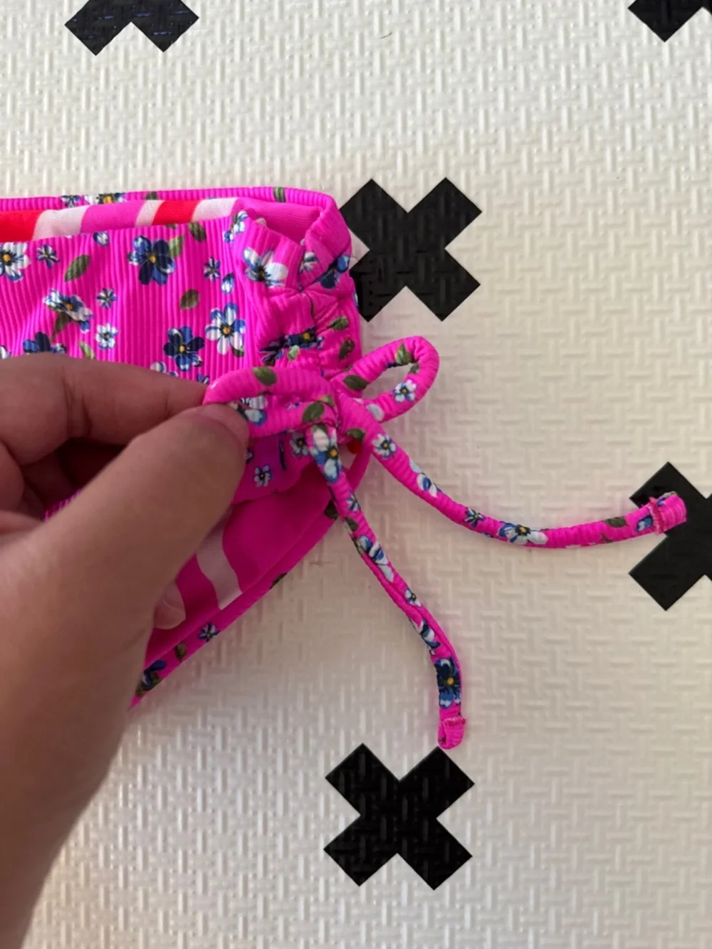 Maaji girls happy flower mango reversible bikini bottoms size 12